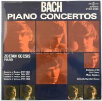 Bach - Zoltán Kocsis, Orchestra Of The Liszt Ferenc Music Academy, Albert Simon - Piano Concertos. Vinyl, LP. Hungaroton. Magyarország, 1976. jó állapotban
