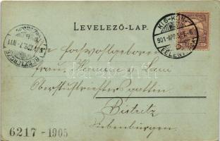 1901 Nyitra, Nitra; látkép. Huszár István kiadása / general view (EK)