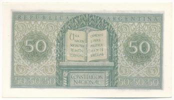 Argentína 1951-1956. 50c T:UNC,AU
Argentina 1951-1956. 50 Centavos C:UNC,AU