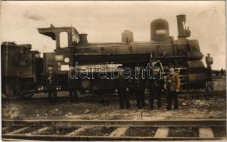 1917 Soly-Ost / WWI German military, locomotive, train. photo (fl)