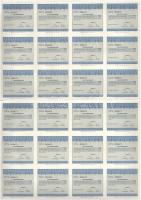 Budapest 2000. "Reanal Finomvegyszergyár Részvénytársaság" névre szóló törzsrészvénye 10.0...