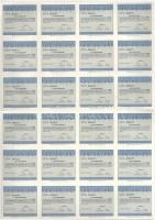 Budapest 2000. "Reanal Finomvegyszergyár Részvénytársaság" névre szóló törzsrészvénye 10.0...