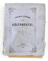 Vecsey Sándor újabb költeményei. Pest, 1860, Osterlamm Károly. Kiadói papírkötés, viseltes állapotban.