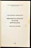 1980-1992 Diplomáciai testület és egyéb külképviseletek tagjainak névsora, 7 db