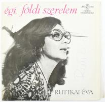 Ruttkai Éva - Égi, Földi Szerelem. Vinyl, LP, Album. Hungaroton. Magyarország, 1972. enyhén karcos lemez, dedikált