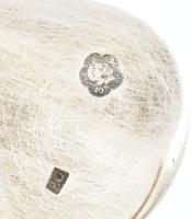 Ezüst (Ag) szervírozó villa és merőkanál, Dianás jelzéssel, XIX. sz vége, egyik "Sárga" me...