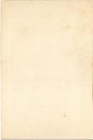 Budapest I. Régi Tabán, Kőműves Lépcső. Kézzel rajzolt és festett művészlap (non PC)