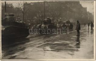 1919 Wiesbaden. Les tanks de la Xe Armee / tanks of the 10th Army. photo