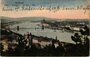 1918 Budapest I. Látkép Budáról. Taussig 105. 1916/20. (Rb)