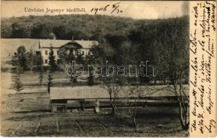 1906 Jegenye, Leghia (Kolozs); Jegenye fürdő. A. Sonnenfeld kiadása / spa (fl)