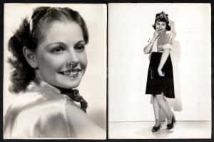 5 db amerikai színésznőről készült fénykép 24x18 cm
