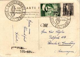Camerone 30. Avril 1954. Sidi-Bel-Abbes Oeuvres Sociales de la Legion Etrangere + So. Stpl. (EB)