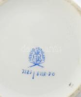 Herendi Flower Bouquet mintás kratér váza, jelzett, kopott, m: 20,5 cm