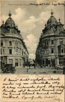 1900 Kolozsvár, Klausenburg, Cluj; Szent-egyház utca, Fogel Antal üzlete / street, shop