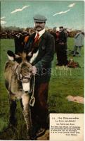 La Normandie. La Foire de Lessay, La Foire aux Anes / French folklore, donkey fair in Lessay (Normandy)