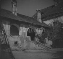 cca 1900 Felvidéki üveg pozitív gyűjtemény, Egyesével feliratozott tokban részletes leírással városk...