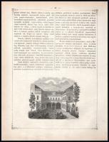 cca 1854 Tormay Károly: Az első magyar gőzfürdő Pesten. 41-49p. Fekete-fehér képekkel illusztrált. M...
