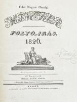 1826 Kassa, Felső-magyarországi Minerva, 2. negyed folyóírás, restaurált lapok komplett, metszetekke...