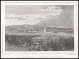 cca 1850 Ludwig Rohbock (1820-1883) - Franz Hablitschek (1824-1867): Gyulafehérvár/Festung Karlsburg...