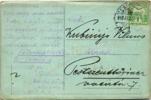 1912 Eszék, Essegg, Osijek; Eigenes Institutspalais der Gegenseitig unterstützungs Genossenschaft / ...