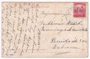 1918 Nagybánya, Baia Mare; Látkép a református templommal. W.L. Bp. 6040. 1912-14. Krizsanovszky Lőr...