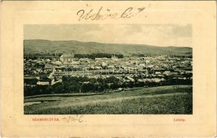 Szamosújvár, Gherla; látkép a vasútállomással. W.L. Bp. 7083. 1910-13. / railway station (fl)