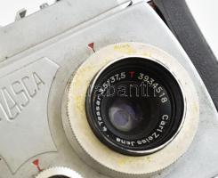 Belca Werk VEB Belplasca sztereo fényképezőgép Carl Zeiss Tessar 3,5/37,5mm objektívvel, kissé megvi...