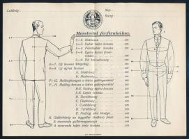1930 Trunkhahn Posztógyár és Ruhagyár Rt. saját gyártmányú papi ruházat illusztrált prospektus, 47p