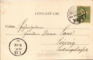 1904 Hortobágy, Csikós legények, magyar folklór, gémeskút. Pongrácz Géza kiadása. Kiss Ferenc eredet...