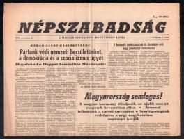 1956 Népszabadság. I. évf. 1. sz.