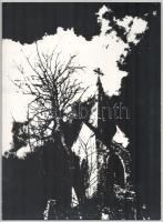 G. Szántó András (1937-2002), Templom. Fotó, papír, kartonra kasírozva, hátoldalán pecséttel jelzett, 38,5x28,5 cm