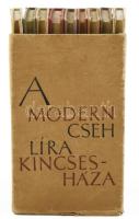 A modern cseh líra kincsesháza. Bp., 1959, Európa. 9 db könyv tékában. Egészvászon kötés, kopottas á...