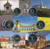 2015. 5Ft-200Ft (6xklf) forgalmi sor szettben + 50Ft Cu-Ni "Nemzeti és Történelmi Emlékhelyek&q...