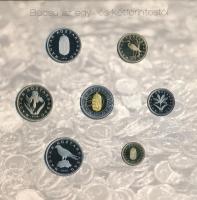 2008. 1Ft-100Ft (7xklf) "Búcsú az egy- és kétforintostól" forgalmi sor szettben T:PP Adamo...