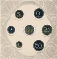 2007. 1Ft-100Ft (7xklf) "Berán Lajos és a pengő" forgalmi sor szettben + "Berán Lajos...