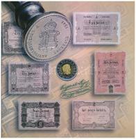 2002. 1Ft-100Ft (7xklf) + 100Ft "Kossuth" forgalmi sor szettben T:PP belső tok ragasztása ...