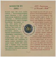 2002. 1Ft-100Ft (7xklf) + 100Ft "Kossuth" forgalmi sor szettben T:PP belső tok ragasztása ...