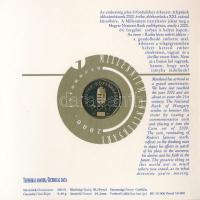 2000. 1Ft-100Ft (7xklf) forgalmi sor szettben + "200Ft Millenium" T:BU patina, belső tokon...
