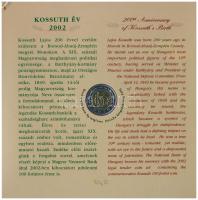 2002. 1Ft-100Ft (7xklf) + 100Ft "Kossuth" forgalmi sor szettben T:BU belső tok ragasztása ...