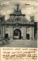 1904 Gyulafehérvár, Alba Iulia; Károly kapu. Schäser Ferenc kiadása / castle gate (fl)