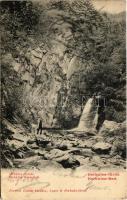 1906 Herkulesfürdő, Baile Herculane; Mehádia vízesés. Fenyves Oszkár kiadása / waterfall