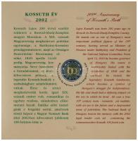 2002. 1Ft-100Ft (7xklf) + 100Ft "Kossuth" forgalmi sor szettben T:PP belső tok ragasztása ...