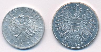 Ausztria 1946. 2Sch Al + 1957. 5Sch Al T:XF
Austria 1946. 2 Schilling Al + 1957. 5 Schilling Al C:X...
