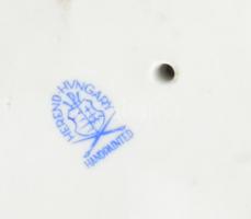 Herendi táncoló juhász, kézzel festett, jelzett, kopásokkal, m: 31 cm