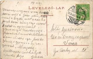 1913 Losonc, Lucenec; Jókai utca. Redlinger kiadása (W.L. ?) / street (EK)