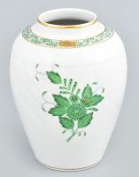 Herendi Apponyi mintás váza, jelzett, kopott. m: 15 cm