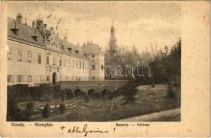 Stomfa, Stampfen, Stupava; Gróf Károlyi kastély. Wiesner Alfréd kiadása / Schloss / castle (fa)