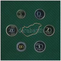 2012. 5Ft-200Ft (6xklf) forgalmi sor dísztokban "Magyarország" körirattal T:PP patina