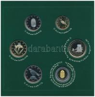 2012. 5Ft-200Ft (6xklf) forgalmi sor dísztokban "Magyarország" körirattal T:PP patina