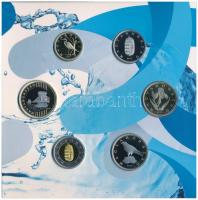 2017. 5-200Ft (6xklf) forgalmi sor szettben + 2017. 50Ft Cu-Ni "17. FINA Világbajnokság" T...